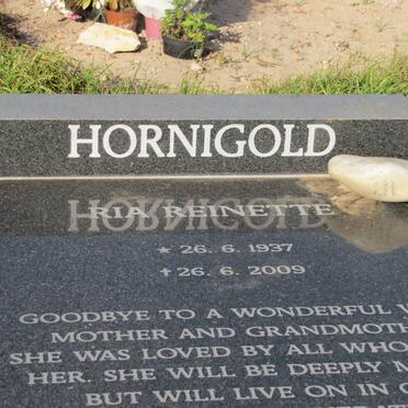 HORNIGOLD Ria Reinette 1937-2009