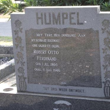 HUMPEL Robert Otto Ferdinand 1895-1966