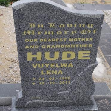 HUDE Vuyelwa Lena 1922-2011
