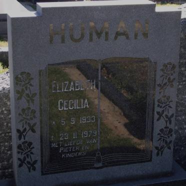 HUMAN Elizabeth Cecilia 1933-1979