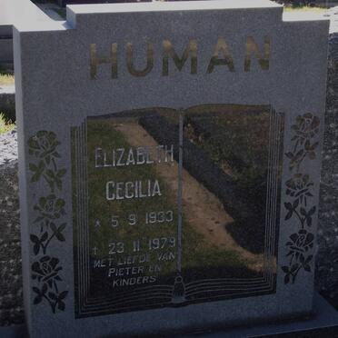 HUMAN Elizabeth Cecilia 1933-1979