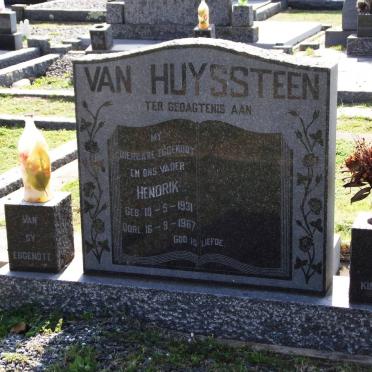 HUYSSTEEN Hendrik, van 1931-1967