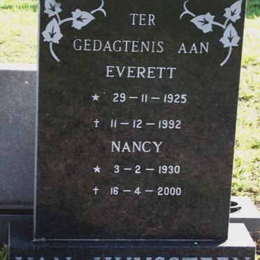 HUYSSTEEN Everett, van 1925-1992 &amp; A.M.S. 1930-2000