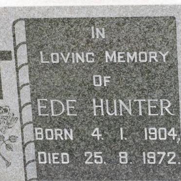 HUNTER Ida Lydia 1904-1972