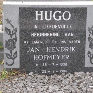 HUGO Jan Hendrik Hofmeyer 1938-1986