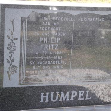 HUMPEL Philip Fritz 1931-1982
