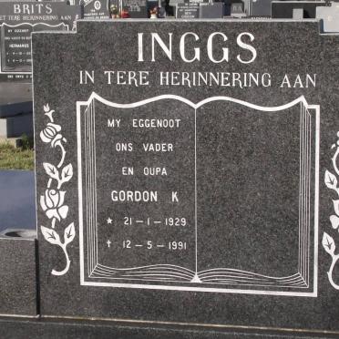 INGGS Gordon K. 1929-1991