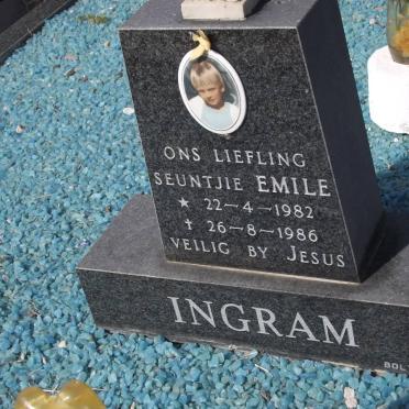 INGRAM Emile 1982-1986