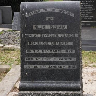 ISCHAIA Nejm 1870-1961