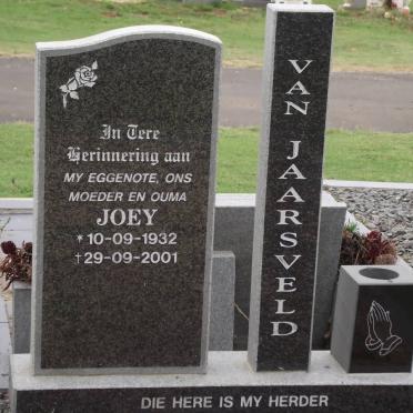 JAARSVELD Mary Johanna, van 1932-2001