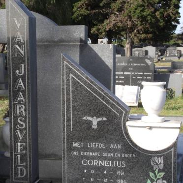 JAARSVELD Cornelius, van 1961-1984