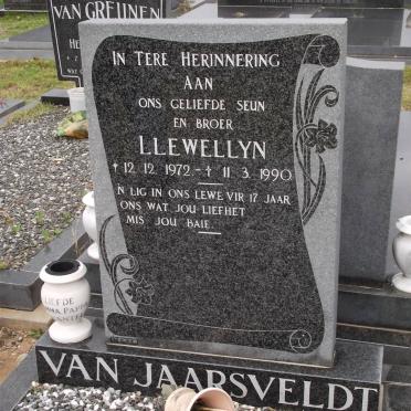 JAARSVELDT Llewellyn, van 1972-1990
