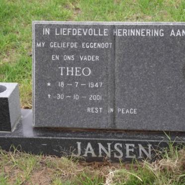 JANSEN Theo 1947-2001