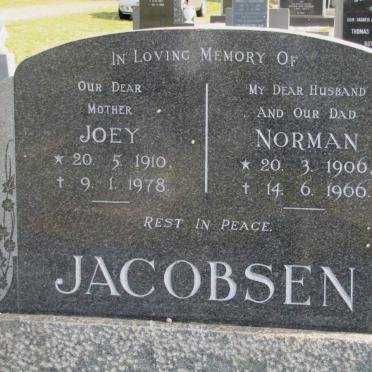 JACOBSEN Norman 1906-1966 &amp; Joey 1910-1978