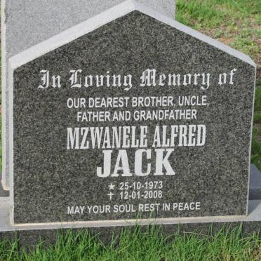 JACK Mzwanele Alfred 1973-2008