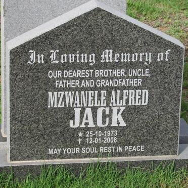 JACK Mzwanele Alfred 1973-2008