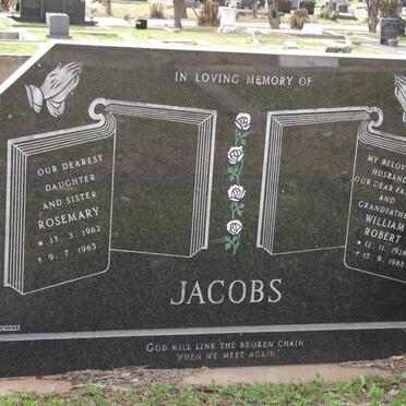 JACOBS Rosemary 1962-1965 :: JACOBS William Robert 1928-1985