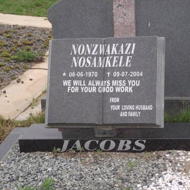 JACOBS Nonzwakazi Nosamkele 1970-2004