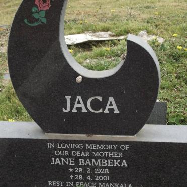 JACA Jane Bambeka 1928-2001