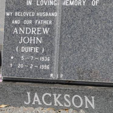 JACKSON Andrew John 1936-1996