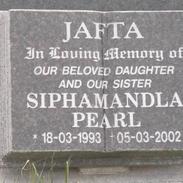 JAFTA Siphamandla Pearl 1993-2002