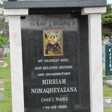 JANTJIES Mirriam Nomaqheyazana nee NAKI 1928-1976