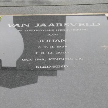 JAARSVELD Johannes B., van 1938-2003