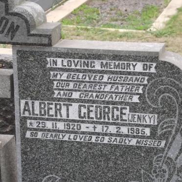 JENKERSON Domenica 1919-1961 &amp; Albert George 1920-1985