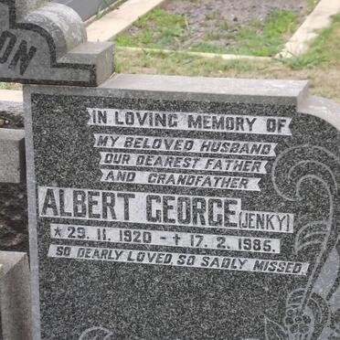 JENKERSON Domenica 1919-1961 &amp; Albert George 1920-1985