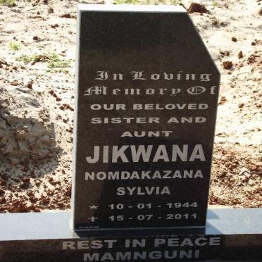 JIKWANA Nomdakazana Sylvia 1944-2011