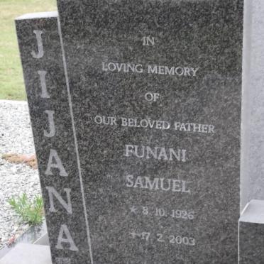 JIJANA Funani Samuel 1926-2003