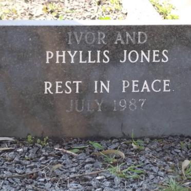 JONES Ivor -1987 &amp; Phyllis -1987