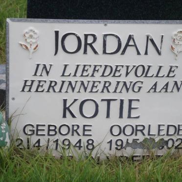 JORDAN Kotie 1948-2002