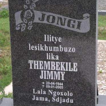 JONGI Thembekile Jimmy 1944-2005