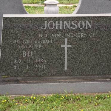 JOHNSON Bill 1926-1980