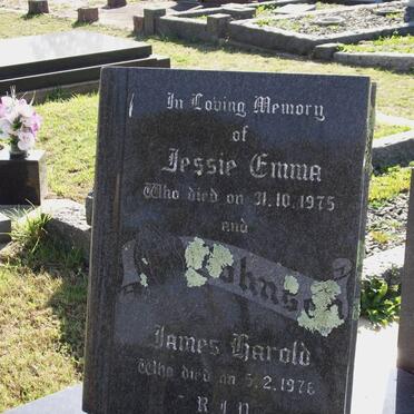 JOHNSON Jessie Emma -1975 :: JOHNSON James Harold -1976