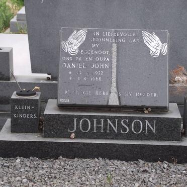 JOHNSON Daniel John 1922-1988