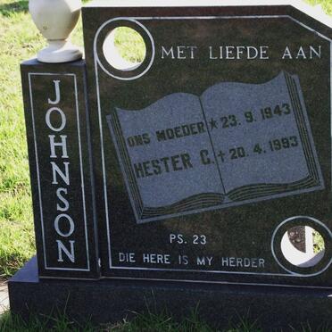 JOHNSON Hester Catherina 1943-1993