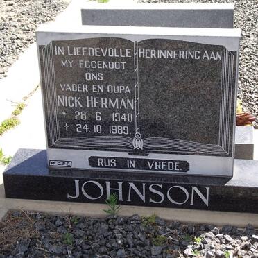 JOHNSON Nick Herman 1940-1989