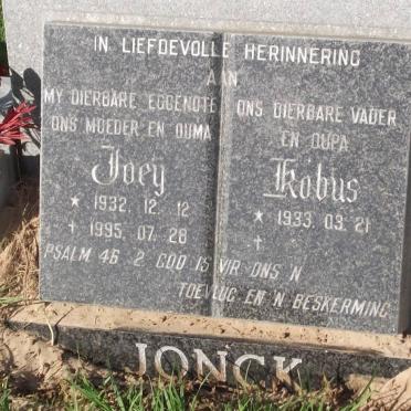 JONCK Joey 1932-1995 &amp; Kobus 1933-