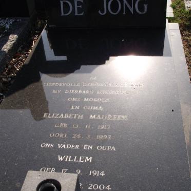 JONG Elizabeth Maureen, de 1913-1993 &amp; Willem 1914-2004