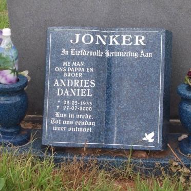 JONKER Andries Daniel 1933-2000
