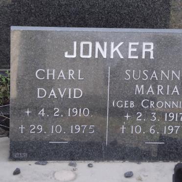 JONKER Charl David 1910-1975 &amp; Susanna Maria CRONNING 1917-1977