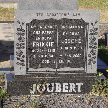 JOUBERT Frikkie 1919-1984 &amp; Losché 1923-2000