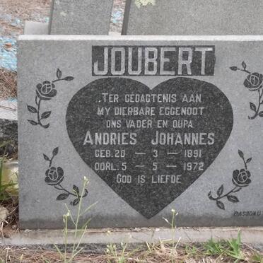 JOUBERT Andries Johannes 1891-1972
