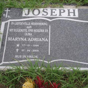 JOSEPH Maryna Adriana 1946-2009