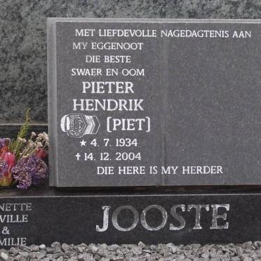 JOOSTE Pieter Hendrik 1934-2004