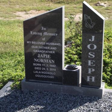 JOSEPH Japie Norman 1942-2010