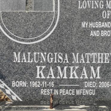 KAMKAM Malungisa Matthews 1962-2006