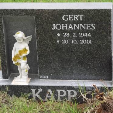 KAPP Gert Johannes 1944-2001